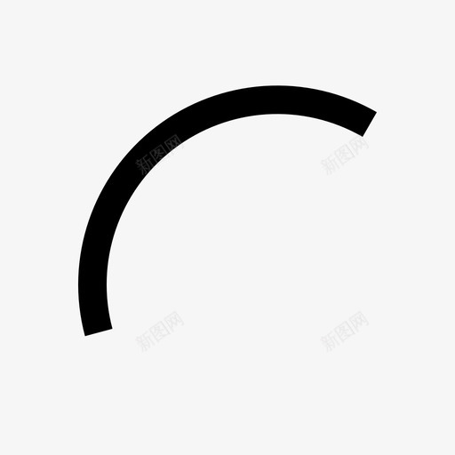 曲线圆弧轮廓图标svg_新图网 https://ixintu.com 圆 圆弧 工具 曲线 用户界面所有你需要的 直线 绘图 转弯 轮廓 道路