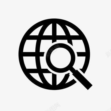 互联网搜索www全球图标图标