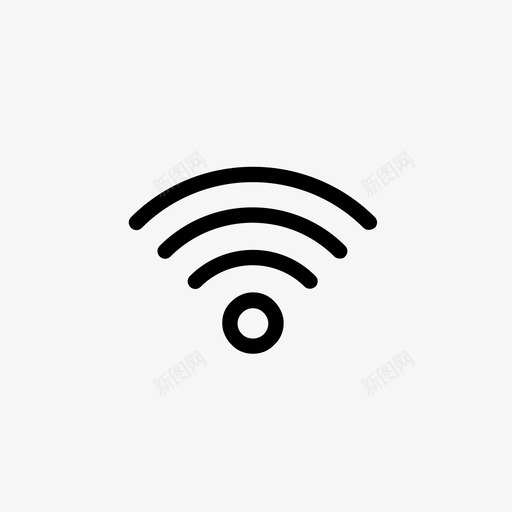 wifi4g连接图标svg_新图网 https://ixintu.com 4g wifi 互联网 共享 接口图标 数据 热点 签名 连接