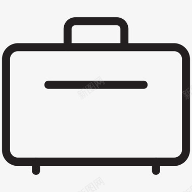 行李箱酒店线路图标图标
