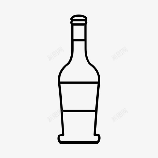 酒瓶白葡萄酒甜酒图标svg_新图网 https://ixintu.com 吸收 烧瓶 甜酒 白葡萄酒 酒杯 酒瓶 酒精 饮料