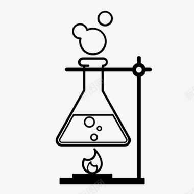 本生灯烧杯化学图标图标