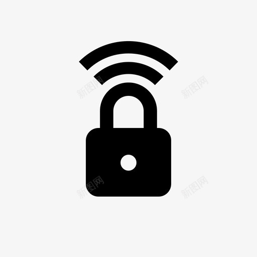 安全wifi专用密码图标svg_新图网 https://ixintu.com wifi 专用 互联网 在线 安全wifi 宽带 密码 接入 服务 连接 锁定