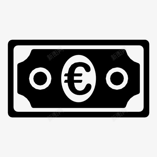 欧元钞票银行汇票现金图标svg_新图网 https://ixintu.com 价值 外汇 欧元钞票 欧洲 现金 货币 金融 银行汇票