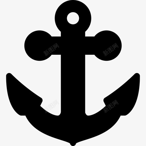 锚船海图标svg_新图网 https://ixintu.com 宇宙 客户 平面图 波段 海 物体实心图标 航海 船 观察 锚