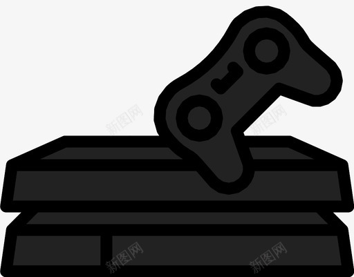 游戏机视频屏幕图标svg_新图网 https://ixintu.com playstation 屏幕 控制器 播放器 游戏机 视频 视频游戏 设备