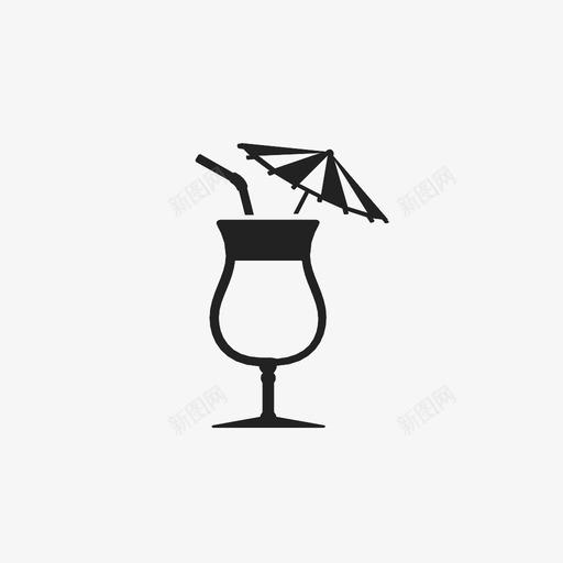 鸡尾酒派对冰块图标svg_新图网 https://ixintu.com 冰块 可乐 奶油 水 水果味 派对 玻璃杯 酒精 饮料 鸡尾酒