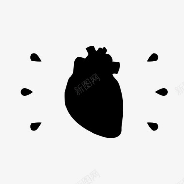心脏静脉泵图标图标