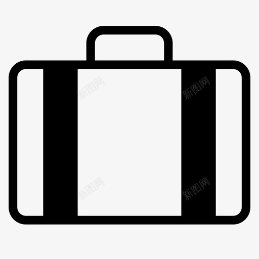 旅行箱包衣物图标svg_新图网 https://ixintu.com 便利 包 存储 整理 旅行 旅行箱 畅游 行李 衣物