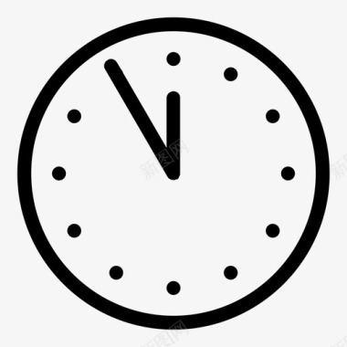 时钟时间展品图标图标