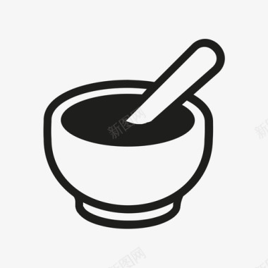 碗汤匙汤图标图标