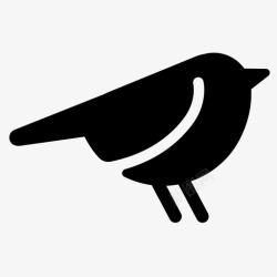 家麻雀鸟唧唧蛋图标高清图片