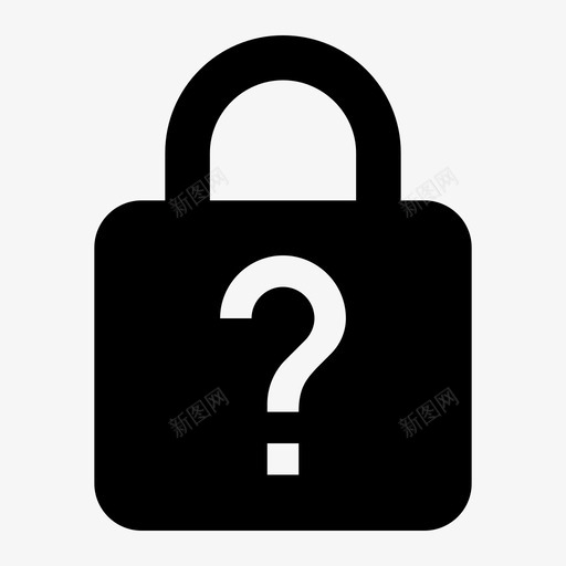 锁定问号状态安全问题图标svg_新图网 https://ixintu.com 储物柜 安全 安全问题 密码 更改密码 未知 机密 状态 确认密码 金属 锁定问号
