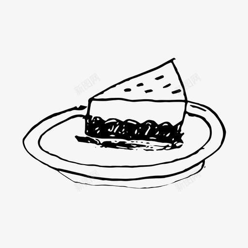 蛋糕糖霜食物图标svg_新图网 https://ixintu.com 奶油 庆典 手绘 甜点 甜食 糖霜 芝士蛋糕 菜肴 蛋糕 食物