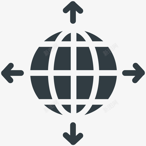 全球网络地图和导航酷标图标svg_新图网 https://ixintu.com 全球网络 地图和导航酷矢量图标