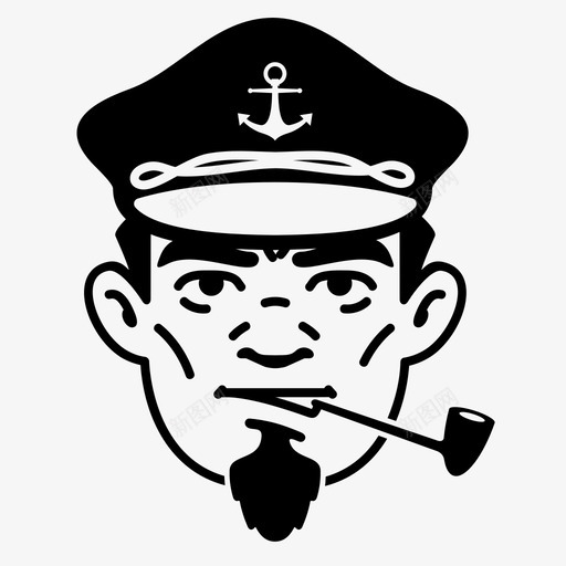 船长船命令图标svg_新图网 https://ixintu.com 人 命令 工人 帽子 服从 游轮 胡子 船 船长 领队