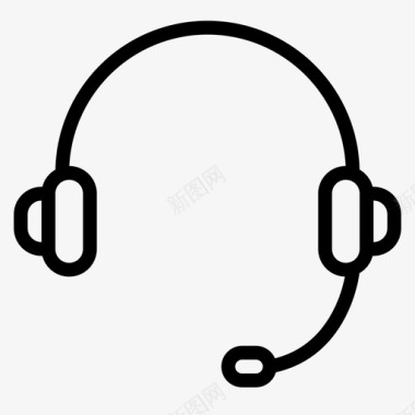 耳机物件音乐图标图标
