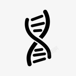 基因DNA和显微镜dna科学显微镜图标高清图片