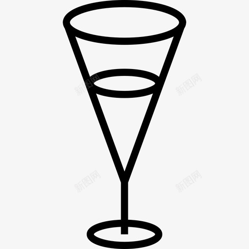 饮料透明容器轮廓与白酒食品饮料套装图标svg_新图网 https://ixintu.com 食品 饮料套装 饮料透明容器轮廓与白酒