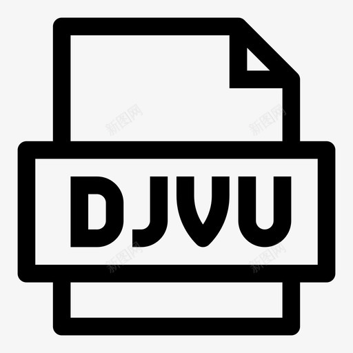 djvv文件字节djvu图标svg_新图网 https://ixintu.com djvu djvu图像 djvv文件 字节 存储 数据 文件扩展名 电子书 类型 计算机