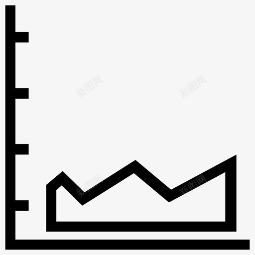 股票市场信息图形线图标svg_新图网 https://ixintu.com 信息图形线图标 股票市场