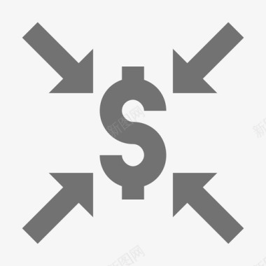 美元估值金融材料标图标图标