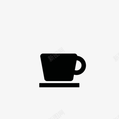 马克杯茶杯小口图标图标