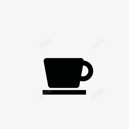 马克杯茶杯小口图标svg_新图网 https://ixintu.com 咖啡杯 小口 提手杯 热饮 茶杯 饮料架 马克杯