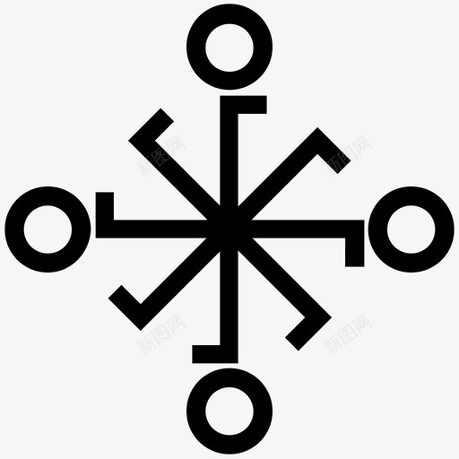 占星术符号十二宫线图标svg_新图网 https://ixintu.com 十二宫线图标 占星术符号