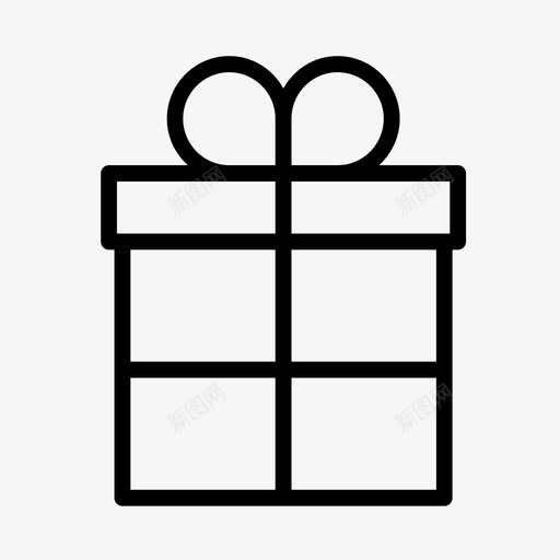 礼物盒子精美礼物图标svg_新图网 https://ixintu.com 图标简单线 好礼物 惊喜 盒子 礼物 精美礼物 红色礼物