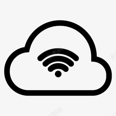 云wifi视觉存储图标图标