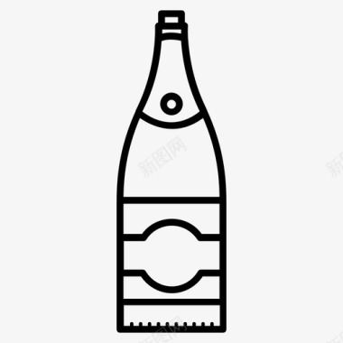 酒瓶储藏室庇护所图标图标