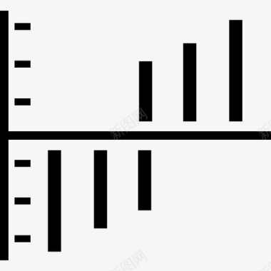 双条图形界面符号数据分析图标图标