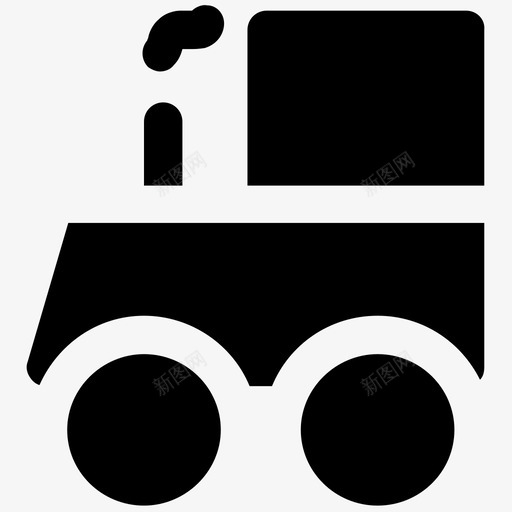 蒸汽机运输黑体图标svg_新图网 https://ixintu.com 蒸汽机 运输黑体图标