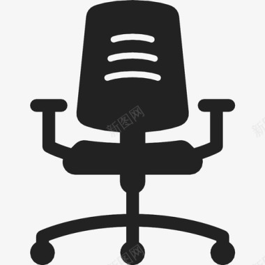 办公椅舒适型办公桌图标图标