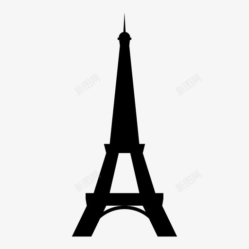 埃菲尔铁塔建筑城市图标svg_新图网 https://ixintu.com 地标 埃菲尔铁塔 城市 巴黎 建筑 旅游业 欧洲 欧洲首都 法国