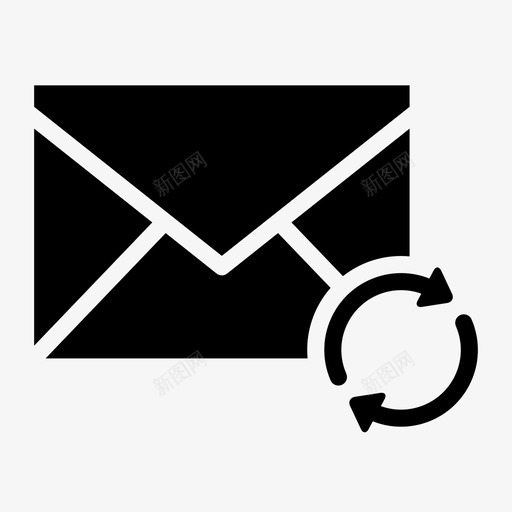 信封发送对象图标svg_新图网 https://ixintu.com 信封 发送 同步 对象 平滑填充电子邮件 文章 材料 消息 电子邮件 箭头 项目