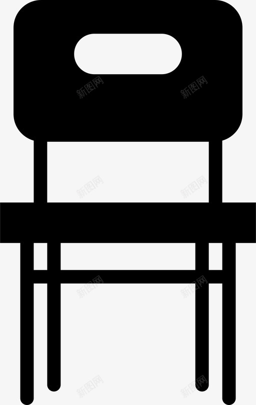 餐椅整体机动车辆图标svg_新图网 https://ixintu.com 实验室 家具 家用 家用实心 插销 整体 机动车辆 餐椅