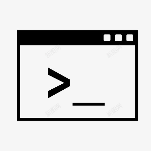控制台选择屏幕图标svg_新图网 https://ixintu.com 代码 屏幕 应用程序 控制台 浏览器 游戏 窗口 编程 菜单 输入 选择