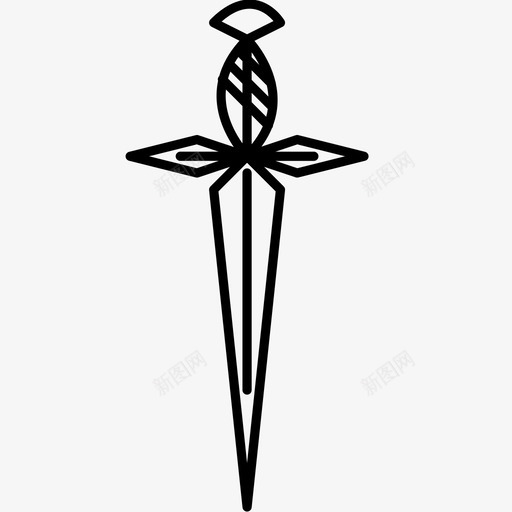 匕首奇怪的人的标志图标svg_新图网 https://ixintu.com 匕首 奇怪的人的标志
