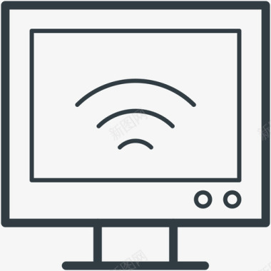 wifi区域网络线图标图标