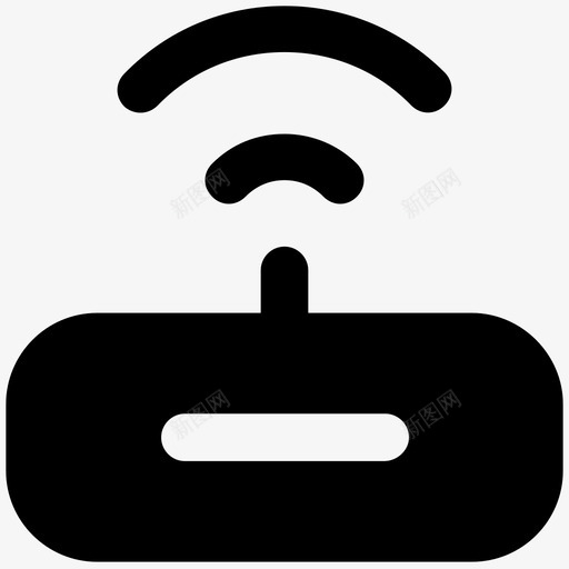 粗体wifi调制解调器图标svg_新图网 https://ixintu.com 粗体wifi调制解调器图标