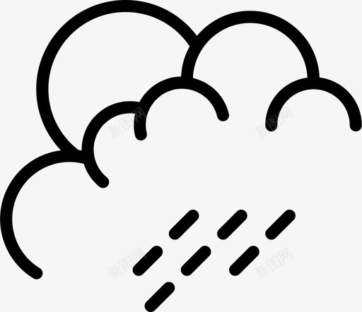 早雨雨水图标svg_新图网 https://ixintu.com 天气 天空 早雨 条件 毛毛雨 水 粉碎图标天气大纲 雨 风暴