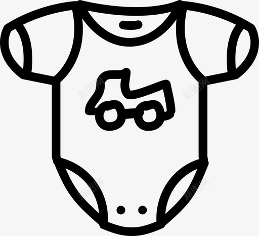 男孩紧身衣漂亮的偶像宝宝轮廓图标svg_新图网 https://ixintu.com 漂亮的偶像宝宝轮廓 男孩紧身衣
