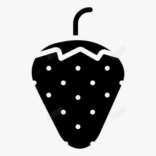 草莓水果冰图标svg_新图网 https://ixintu.com 冰 口味 情人节铭文 植物 水果 浪漫 草莓 风味