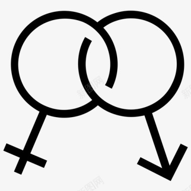 性别符号男性婚姻图标图标