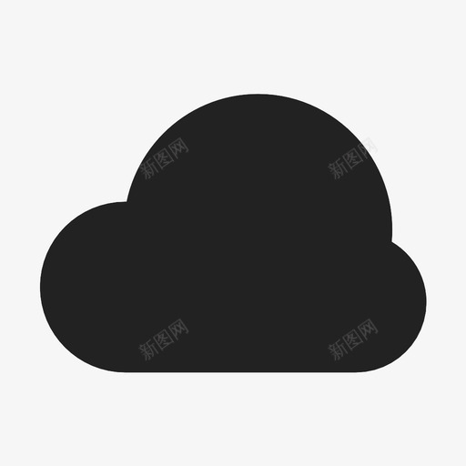 云向上天空图标svg_新图网 https://ixintu.com 乌云 云 云计算 向上 天气 天空 形状 雨 预报