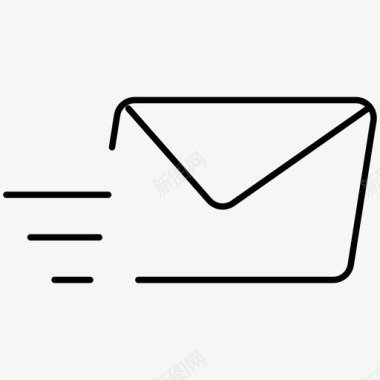 已发送电子邮件产品ui行图标图标