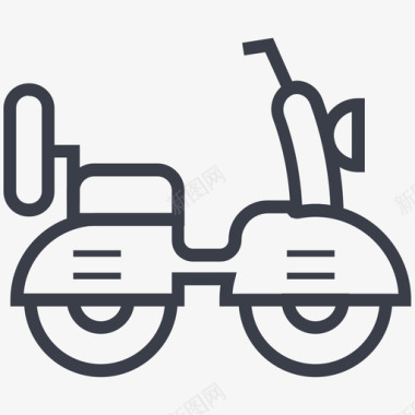 vespa滑板车vespa滑板车摩托车复古vespa图标图标