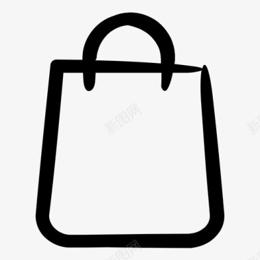 购物袋零售购买图标图标